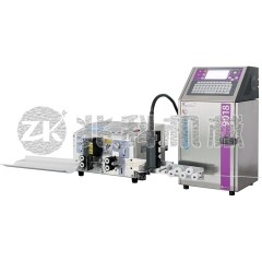 全自动裁线剥皮喷码一体机